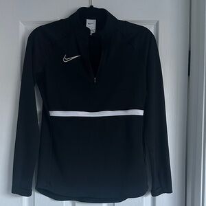 Nike Black Pullover with White Stripe